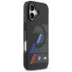 BMW M IML Metal Buttons Tricolor Lines MagSafe vāciņš Apple iPhone 17, Melns