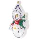 Wall Windows LED Light Christmas Decoration Snowman