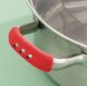 Protective Pot Handle Covers, Set of 2, Silicone, Red