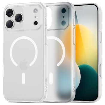 Tech-Protect MagSlim MagSafe maciņš iPhone 17 Pro Max - Matēts balts | Phone Case Cover Matte White