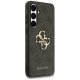 Guess Case for Samsung Galaxy S25 FE HC PU Leather 4G Metal Logo Black