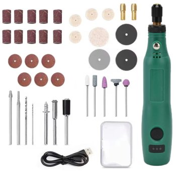 Bezvadu daudzfunkcionāls frezēšanas aparāts, slīpmašīna USB | Cordless Mini Electric Grinder