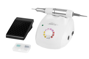 Manikīra un pedikīra aparāts, nagu frēze Sprint 48 Basic 35 W, balta, ar pēdas pedāli