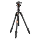 K&F Concept K-series K254C2 oglekļa šķiedras statīvs ar lodveida galvu