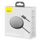 Baseus Mini Magnetic Wireless Qi Charger 15W (MagSafe Compatible for iPhone), Black (WXJK-F01)