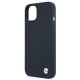 BMW iPhone 13 mini vāciņš Silicone Signature, tumši zils