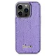 Guess iPhone 13 / 13 Pro Case Sequin Script Metal, Purple