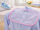 Protective Ironing Mesh Cloth for Delicate Fabrics, Heat Resistant Scorch Guard 50x30 cm, Pink