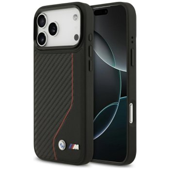 BMW iPhone 17 Pro Max vāciņš M Carbon Line & Logo MagSafe, sarkans