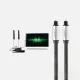Оптический аудиокабель Ugreen AV108 10540 Toslink SPDIF, 2 м, серый