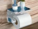 Toilet Paper Holder with Phone Shelf Stainless Steel