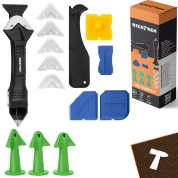 Silicone Caulking Tool Kit 14 Pieces Sealant Finishing Set Bigstren