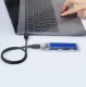 Внешний корпус Orico TCM2-C3 для M.2 NVMe SSD на USB-C, синий