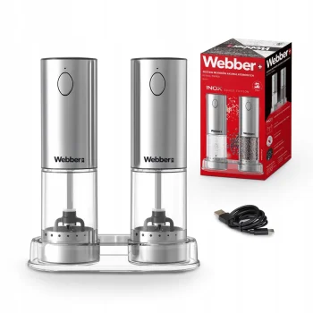 Набор электрических мельниц для соли и перца Webber 05MK41, 2 шт.