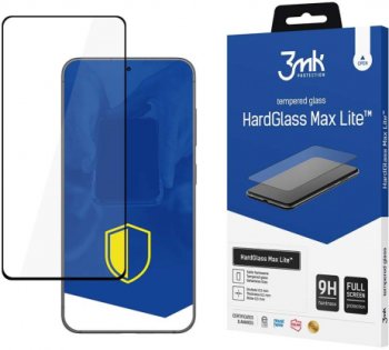 Samsung Galaxy S23 FE (SM-S711B/DS) 3MK HardGlass Max 5D Tempered Glass Screen Protector | Защитное...