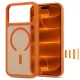 Tech-Protect Magmat Magsafe CC vāciņš iPhone 18 Pro / 17 Pro ar MagSafe, matēts oranžs