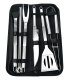 BBQ Grill Tool Set with Carrying Case, 10 Pieces