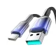 Joyroom S-A42 USB-A uz USB-C kabelis, 3A, 1.2m, melns