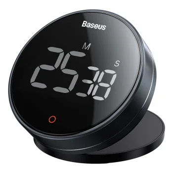 Электронный таймер Baseus Heyo Pro с вращением серый (FMDS000013)
