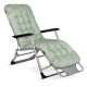 Sofotel ChillWell Folding Garden Lounger with Cushion, Light Green