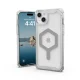 Apple iPhone 15 Plus 6.7\'\' UAG Plyo MagSafe Hard Case Cover, Transparent and Silver | Чехол Кейс...