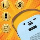 Портативная Bluetooth караоке-колонка Bakalu KZ1236 с 2 микрофонами, RGB
