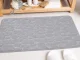 Мягкий коврик для ванной 80x50 см, серый