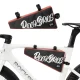 Rockbros G008 velosipēda rāmja trijstūra soma XL 1.9L, melna/sarkana