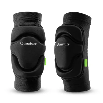 Qunature 2206000102 slēpošanas elkoņu aizsargi, izmērs M, melni