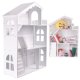LULILO CALLA 2-in-1 Kids Bookcase and Dollhouse, 116 cm
