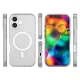 Magnetic Abrasive iPhone 17 vāciņš, saderīgs ar MagSafe – matēti balts | Phone Case Cover