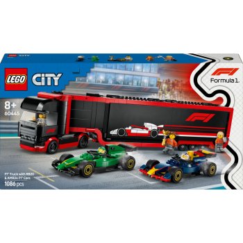 LEGO City 60445 Грузовик F1 с RB20 и AMR24
