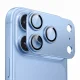 Tech-Protect Camfull Fit+ kameras aizsargstikls iPhone 18 Pro, gaiši zils