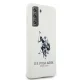 Samsung Galaxy S21+ Plus (SM-G996B) US Polo Silicone Logo Case Cover (USHCS21MSLHRWH), White | Чехол Кейс...
