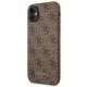 Guess 4G Metal Gold Logo vāciņš iPhone 11 / XR, brūns