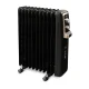 ELDOM HO110C ribby Oil Filled Radiator 2500W Portable Heater, Black