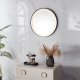 ModernHome Round LED Bathroom Mirror, 60 cm, Anti-Fog