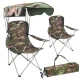 Складное кресло для рыбалки Trizand Panama с навесом, камуфляж