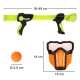 Bērnu Rotaļu Ierocis Šautene-Blasteris Pistole (x2) + 48 Lodes | Kids Toy Foam Blaster Weapon Gun Rifle