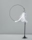 Interactive Cat Wand Toy with Suction Cup and Feathers, 95 cm
