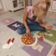 Деревянная пицца с аксессуарами, 21 см | Wooden pizza play set with accessories