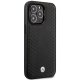 BMW iPhone 14 Pro Max maciņš BMHMP14X22RFGK Leather Diamond Pattern Melns