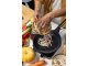 Non-Stick Frying Pan, Induction & Gas Compatible, 24cm, Black