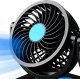 Dual Car Fan USB, Black