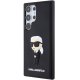 Karl Lagerfeld Samsung Galaxy S24 Ultra vāciņš 3D Rubber Ikonik, melns