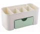 Kosmētikas organizators balts - zaļš | Cosmetics organizer white green