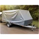 Plonos PL-500 plēve / tents 400 x 600 cm, 120 g/m2, sudraba/zila