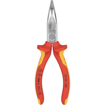 KNIPEX 25 26 160 Snipe Nose Side Cutting Pliers, 160 mm