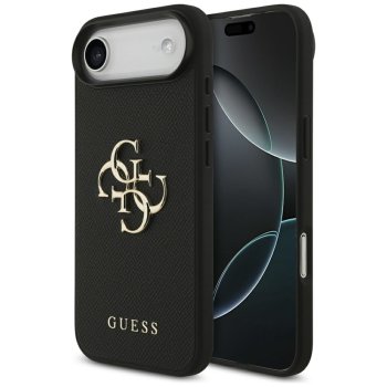 Guess Grained Big 4G & Classic Logo vāciņš iPhone Air - melns