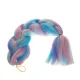 Синтетические волосы Soulima Ombre, сине-фиолетовые, 60 см